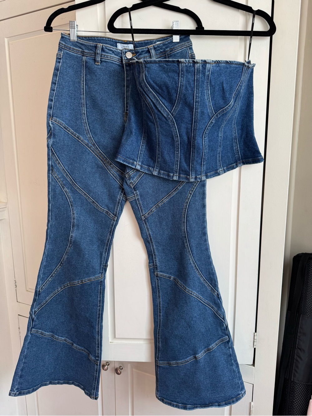 Denim Set - Forever 21 - Jeans 29, Corset Top L
